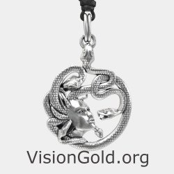 Fashion Gorgon Medusa Pendant - Gift For Him 0394