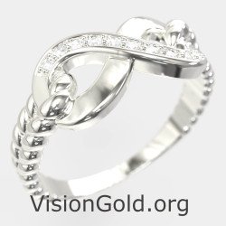 Chevalier Infinity Ring - Gift for Her 0702L