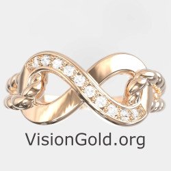 Anillo Estilo Infinito - Regalo para Ella 0702R