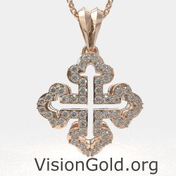 Elegantes religiöses Kreuz Geschenk für Frauen 0092RAP