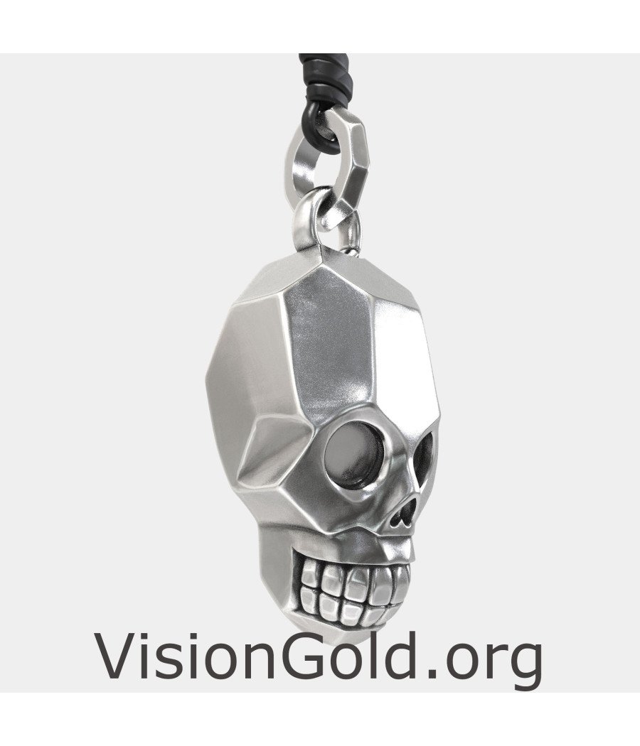 Statement Mens Skull Necklace 0430