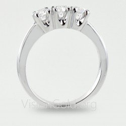 Anillo seriere oro blanco 0,90 ct