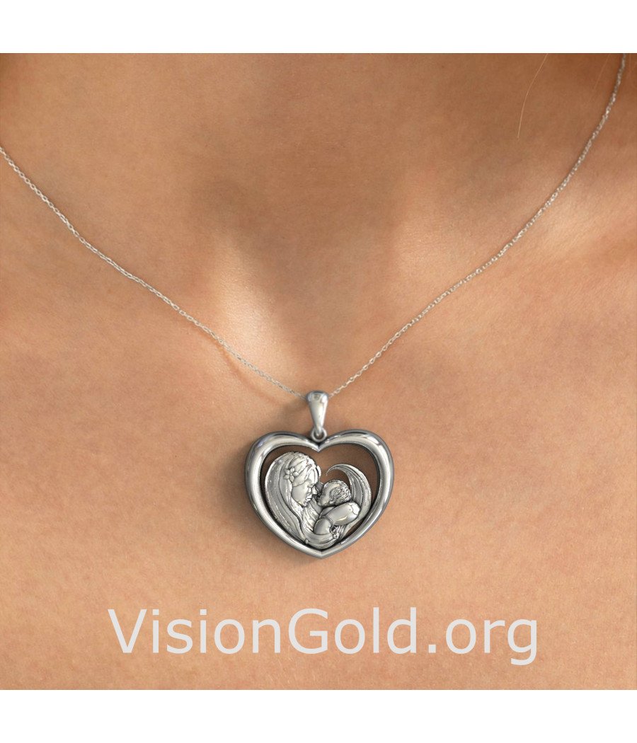 Heart New Mom Necklace - Gift for Mom 0857L