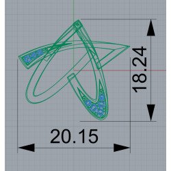 Romantische Minimal Star Halskette 0823K