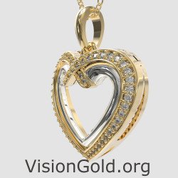 Impressive Heart Necklace 0748K