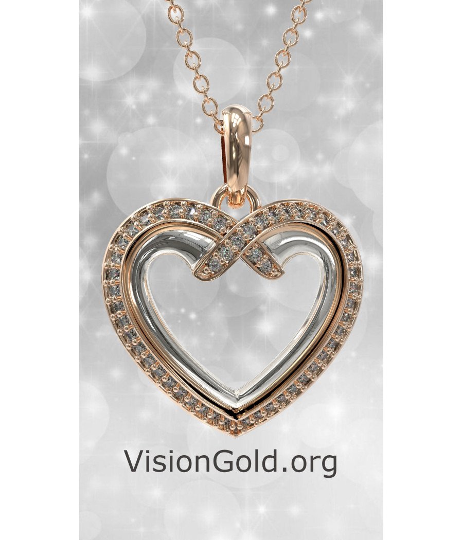 Collar Doble Corazón - Love Gift 0748R