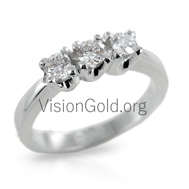 Δαχτυλίδι σειρέ με μπριγιάν