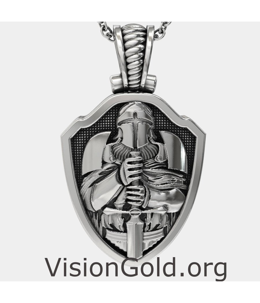 Christian Templar Knight Necklace 0435