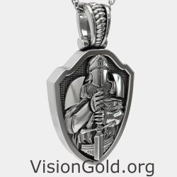 Christian Templar Knight Necklace 0435