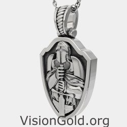 Christian Templar Knight Necklace 0435