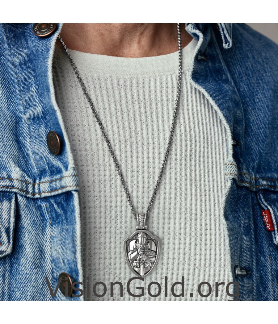 Christian Templar Knight Necklace 0435