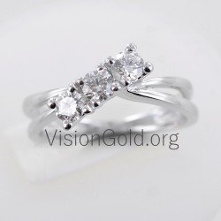 Бриллиантовое кольцо с бриллиантами
