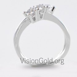Бриллиантовое кольцо с бриллиантами