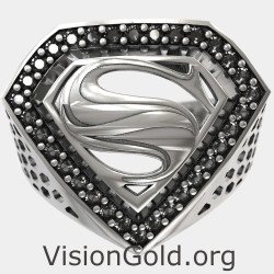 Anillo de sello SuperMan 0884