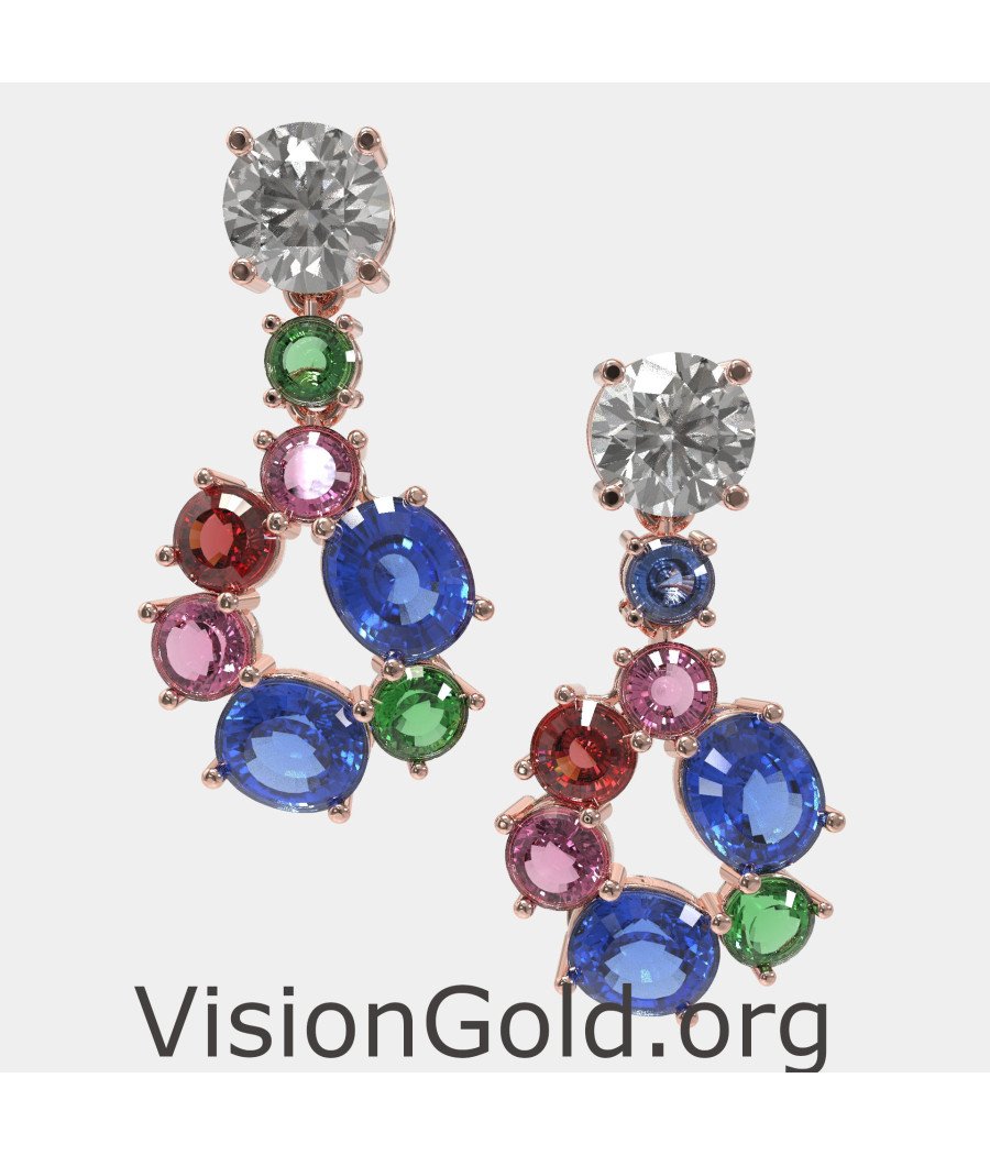 Multicolor Wedding Earrings 0319R