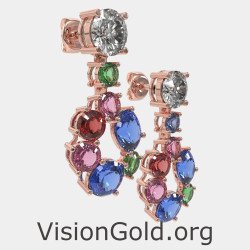 Multicolor Wedding Earrings 0319R