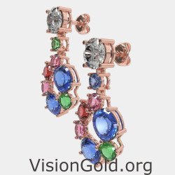 Multicolor Wedding Earrings 0319R