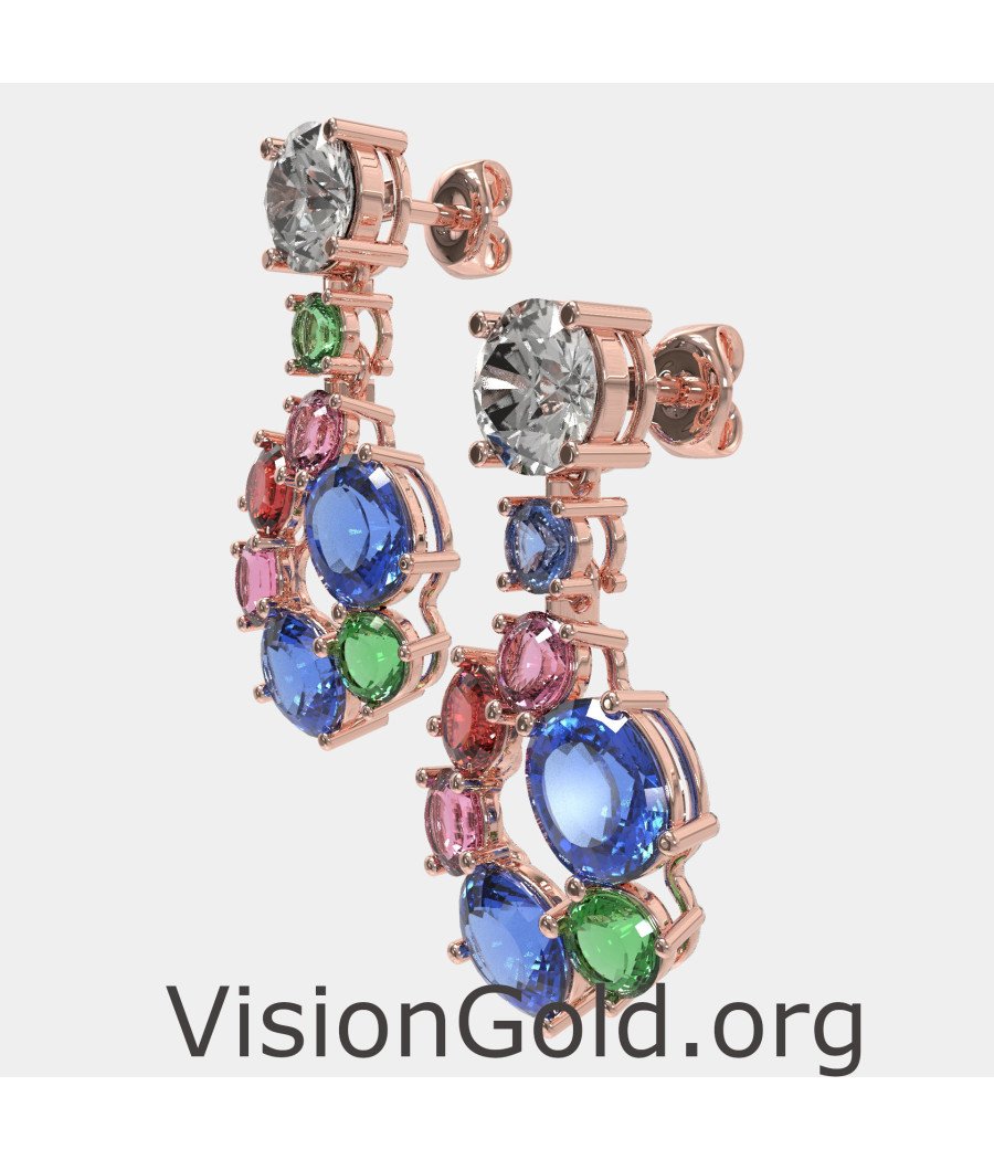 Multicolor Wedding Earrings 0319R