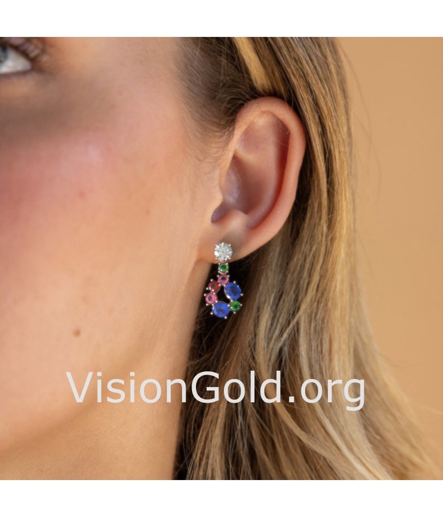 Multicolor Wedding Earrings 0319R