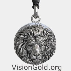 Men's Lion Pendant Necklace 0437
