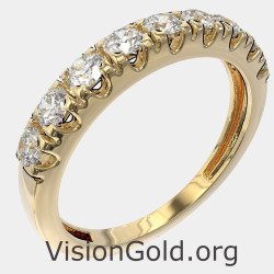 Elegant Half Eternity Ring 0121K