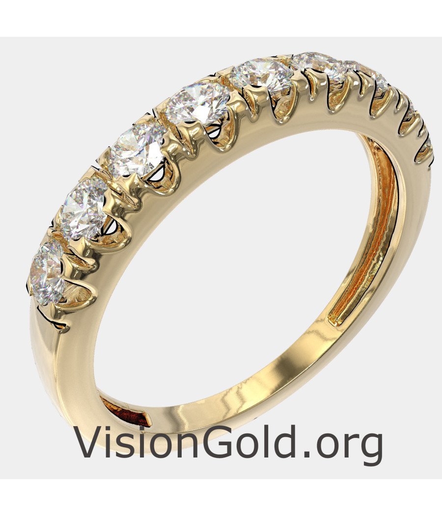 Elegant Half Eternity Ring 0121K