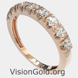 Half Eternity Ring - Anniversary Ring 0121R