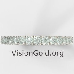 Dainty Slim Eternity Ring 0097L