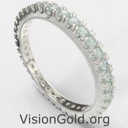 Dainty Slim Eternity Ring 0097L