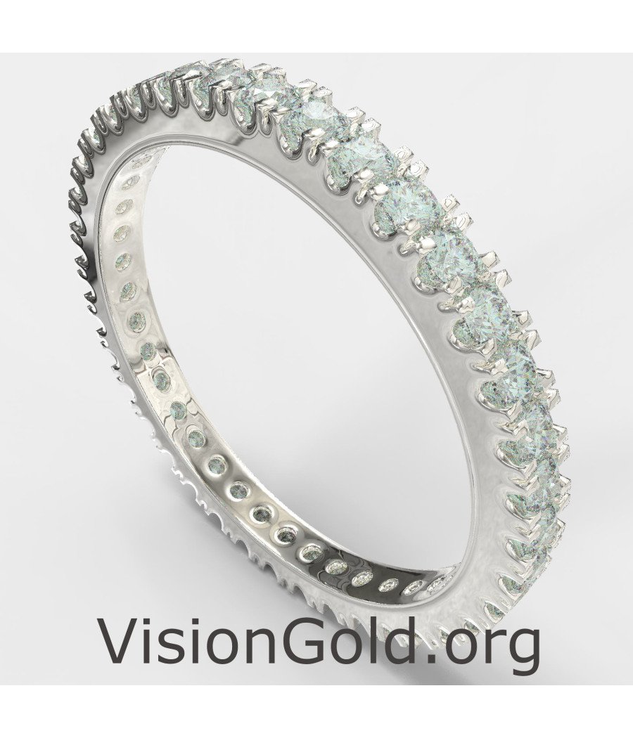 Dainty Slim Eternity Ring 0097L