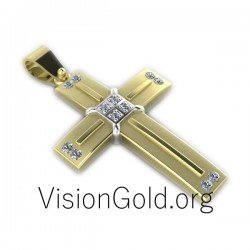 Gold Frauenkreuz 0002