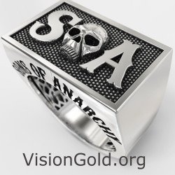 Männer Rock Sons Of Anarchy Ring 0230