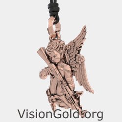 Women Guardian Angel AK47 Pendant 0458R