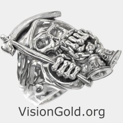 Gotische herenring|...