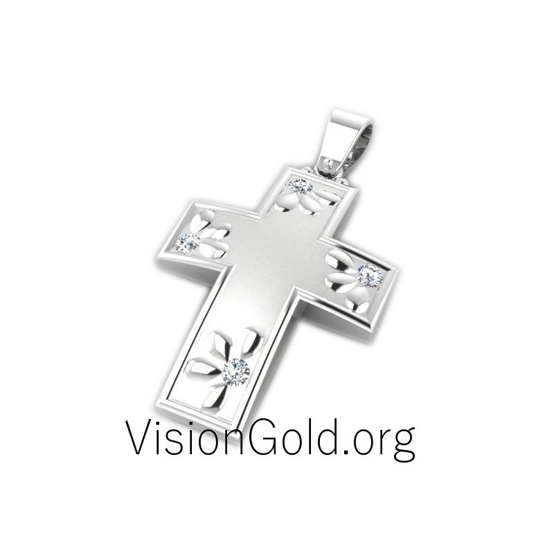 Christian Jewelry 0022,small gold cross necklace, gold and