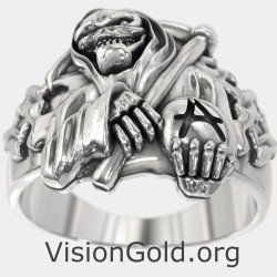 Anillo Sons of Anarchy para hombre 0260