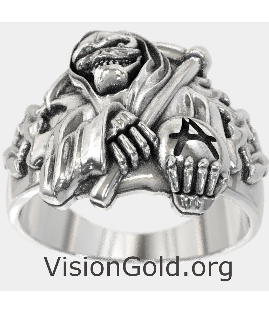 Anillo Sons of Anarchy para hombre 0260