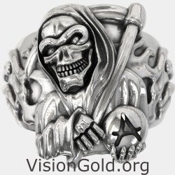 Anillo Sons of Anarchy para hombre 0260