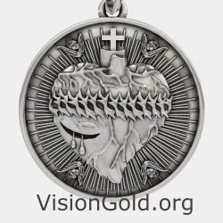 Sacred Heart Christian Amulet 0459