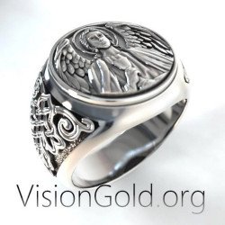 Signet Archangel Gabriel Ring 0509