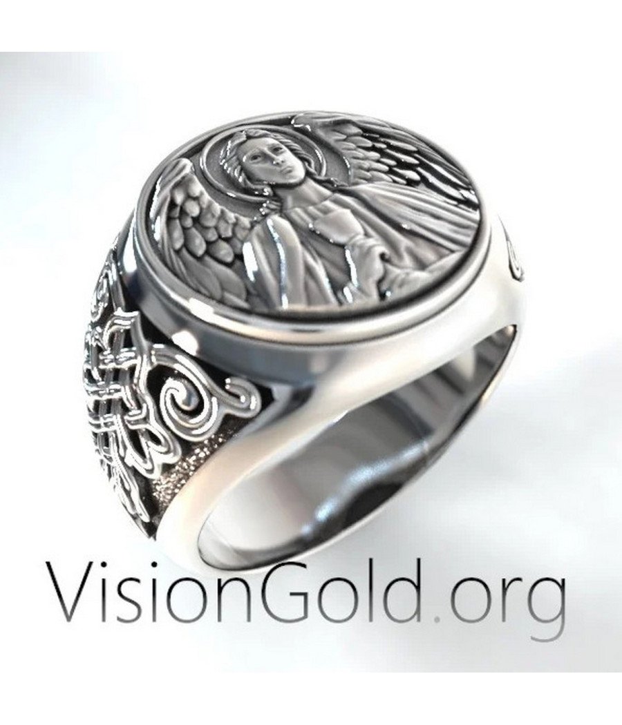 Signet Archangel Gabriel Ring 0509