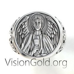 Signet Archangel Gabriel Ring 0509