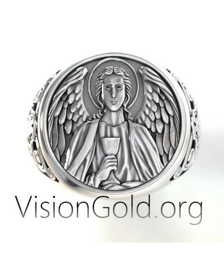 Signet Archangel Gabriel Ring 0509