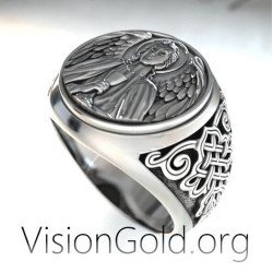 Signet Archangel Gabriel Ring 0509