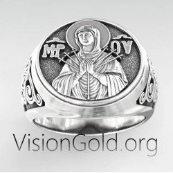 Signet Ring Our Lady of Grace 0549