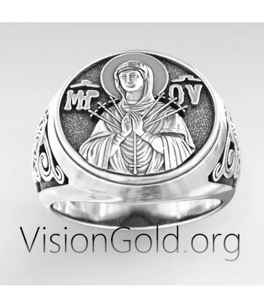 Signet Ring Our Lady of Grace 0549