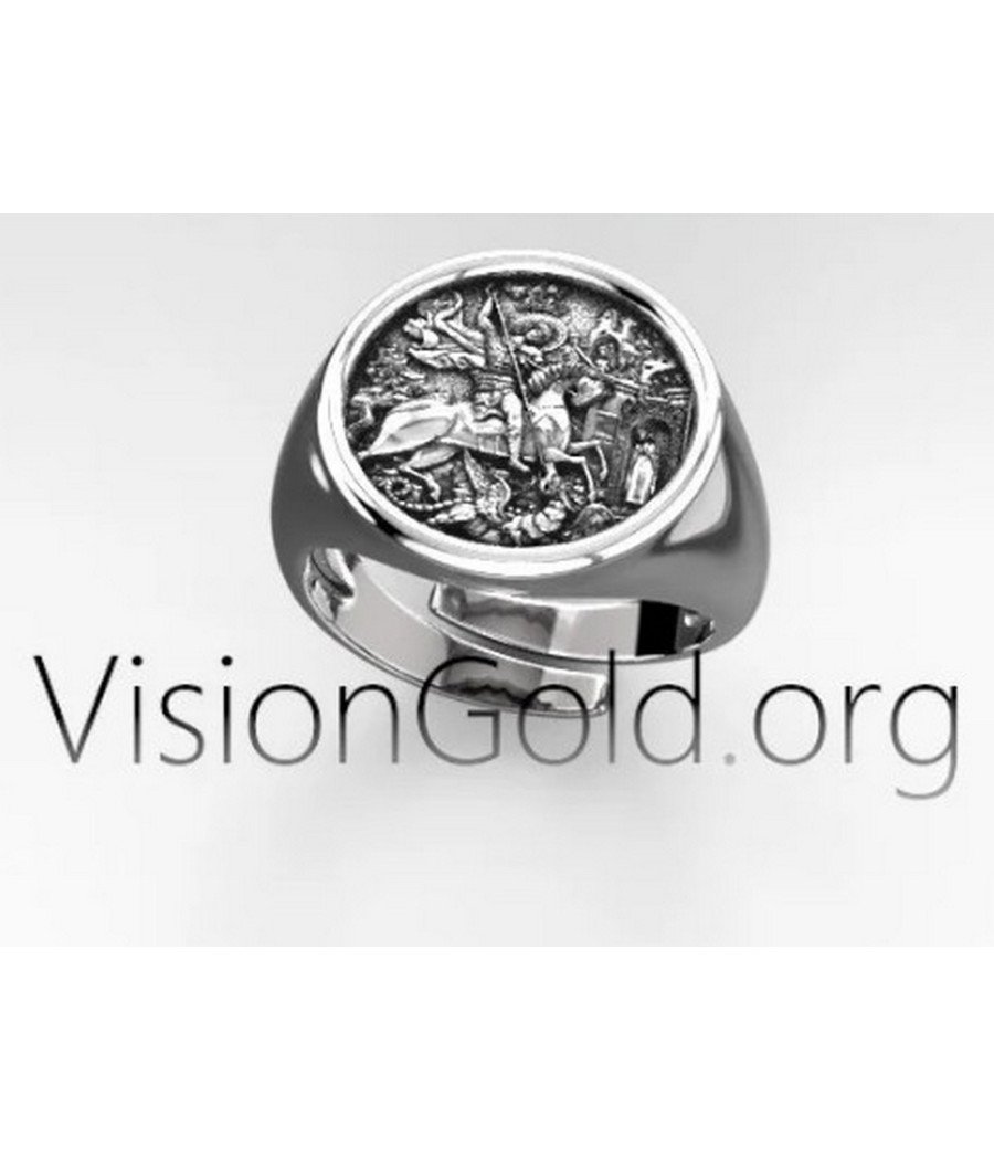 Saint George Signet Ring 0463