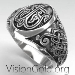 Signet Christian Cross Ring 0570