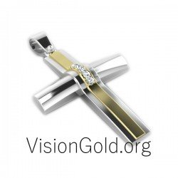 Cruz mujer oro K14 0031