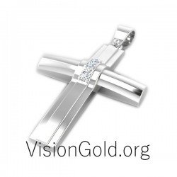 Золотой женский крест К14